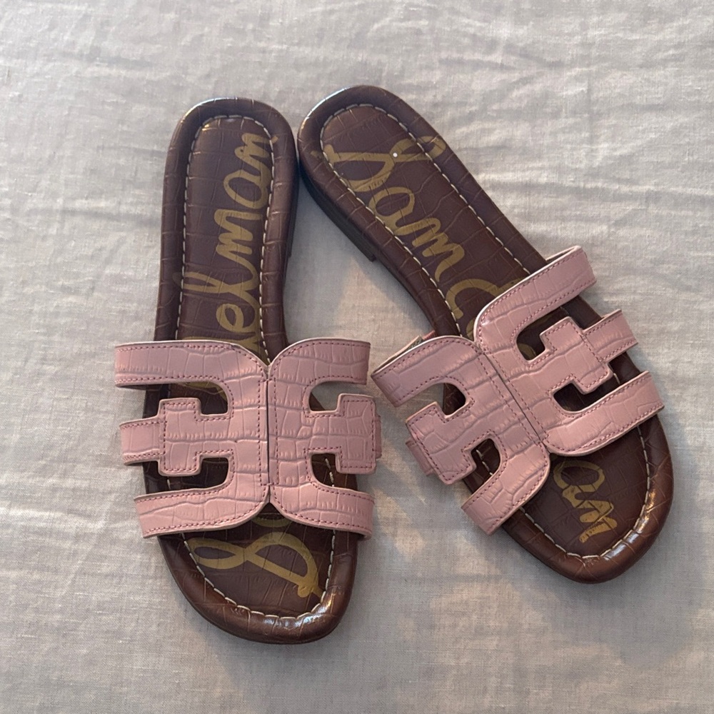 Sam Edelman Blush Pink Slide Sandals